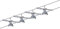 Paulmann 94147 Sistema de cable Spot Togo, máx. 1x10W, GU5,3, Cromo, 12V, Metal
