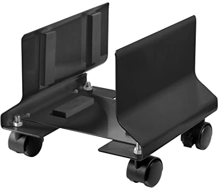 Fellowes 9169201 Stahl CPU-Ständer mit 4 Rollen Graphit