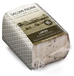 Lard épicé, tranche, Salumi Pasini, 300 gr