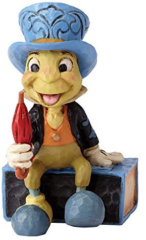 Enesco Disney Tradition By Jim Shore Il Grillo Parlante Mini Figurina, PVC, Multicolore, 16x18x24 cm