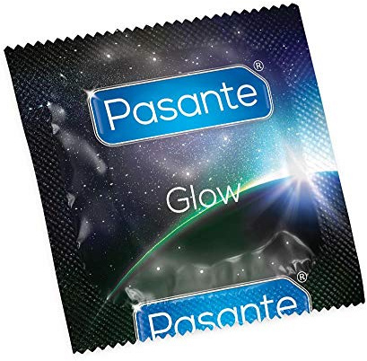 Pasante Kondome, leuchten im Dunkeln, 24 Stück