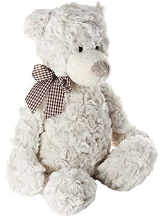 Mousehouse Gifts - Beige Teddy Bear Soft Toy, Plush Cuddly Companion for Children