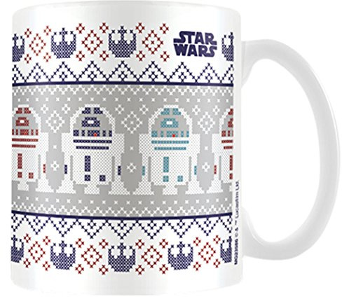 Star Wars MG23586 8 x 11,5 x 9,5 cm r2d2 Navidad Taza de cerámica, Multi-Color