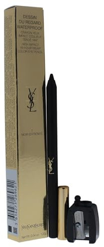 Yves Saint Laurent Dessin Du Regard Waterproof Eye Pencil, No. 1 Noir Effronte, 0.04 Ounce