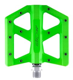 AZONIC | Fahrrad-Pedale | MTB Downhill Mountainbike BMX | Superdünnes Pedal aus Aluminiumdruckguss, Doppelt abgedichtete Lager, CNC gefräste 4130 Chromoly Achse | Kamikaze RL Pedal