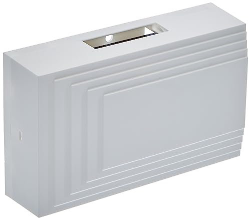 Honeywell Home Friedland D3230 Mechanical Doorbell, Modern Style, White, 4.9 cm x 17.1 cm