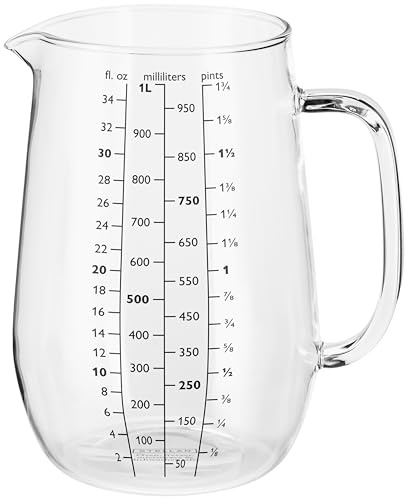 Stellar Kitchen, Glass Measuring Jug, 1 Litre,