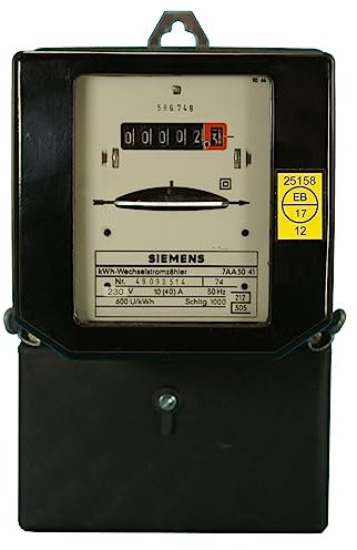 Wechselstromzähler 10/40A elektromechanisch geeicht analog 1ph,