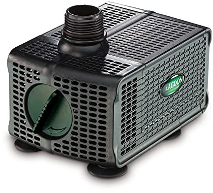 Blagdon Water Feature Pump with Auto Shut Off Sensor Prevents Burnout, Adjustable Flow Control, Reduced Cleaning, 3 Hose Fitting Adaptors, Pumps up to 650 Litres/Hour, Max Pumping Height 1.1m