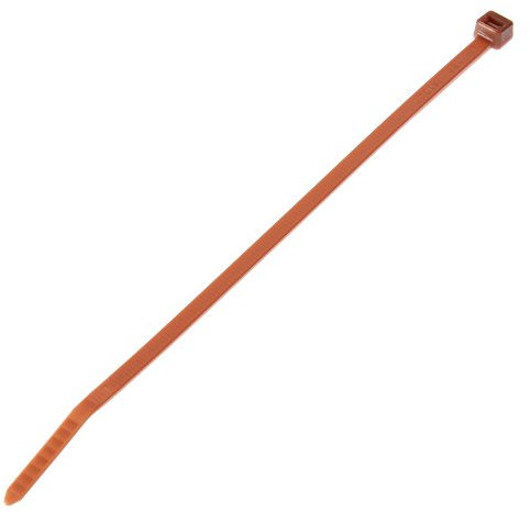 Panduit PLT2S-C1 Kabelbinder, abschließbar, Standard, Nylon, 6,6, 18 cm Länge, Braun, 100 Stück
