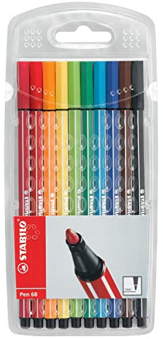 Stabilo© Fasermaler Pen 68 Etui, mit 20 Farben