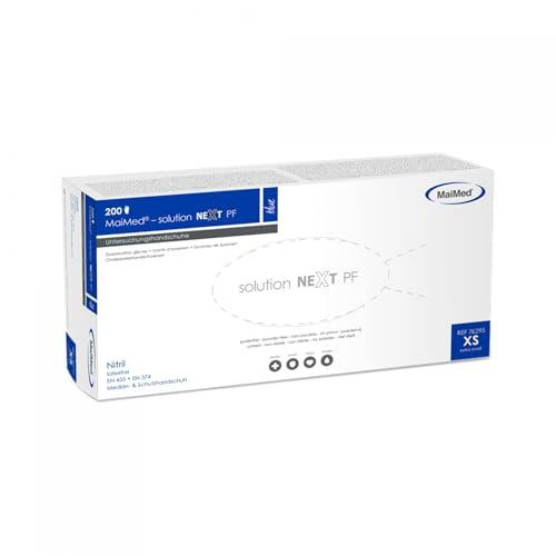MaiMed® solution next PF Einmalhandschuhe Nitril, blau 200 Stck.