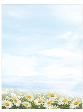 Great Papers! Daisy Day Letterhead Stationery, 8.5 x 11, 80 count, Inkjet and Laser Printer Compatible (2020145)