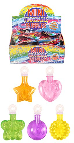 24 x Seifenblasen im Fläschen ┃ Anfassbare Seifenblasen ┃ Mitgebsel ┃ Kindergeburtstag ┃ 24 Stück
