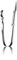 GP&Me 8082 - Pela asparagi in Acciaio Inox, 4 x 2,5 x 39,5 cm, Colore: Argento