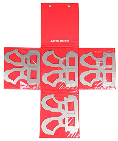 Accusize - 8 Pcs/Set Radius Gauge Set 1-1/16 to 1-1/2 Gauges Without Holder, #EG02-5023