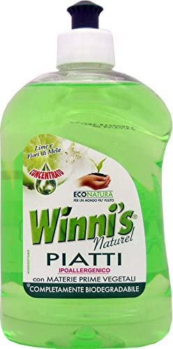 16 x WINNI'S Eco Dishwasher, Lime and Flowers, Apple, 500 ml