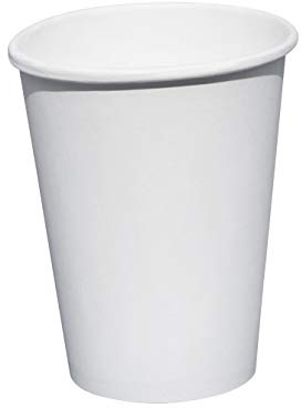 Gastro-Bedarf-Gutheil 50 x Pappbecher weiss Coffee to go 0,3 L Becher ideal für coffee Latte Machiato Cappuccino Chocolate Tea Cream EINWEG
