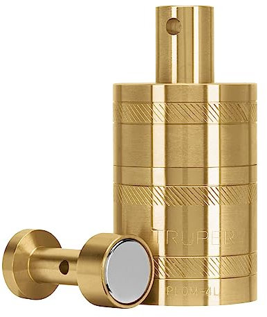 TRUPER PLOM-4L Brass Plumb Bobs w/ Center 21 Oz (582 g)