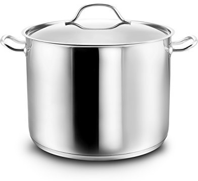 Kopf 125396 Pentola capiente Gigantos, Ø 24 cm, altezza 20 cm, 9 litri, acciaio inox