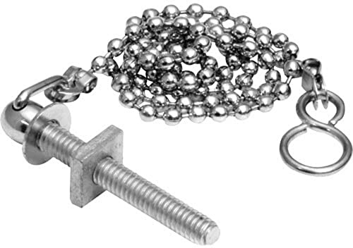 Merriway BH02938 - Cadena De La Bola Y Permanecer 300 Mm, Chrome (Paquete De 1)
