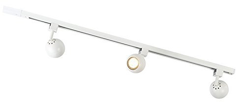 Qazqa - Rail Track Spotbar I Spotlight Ceiling bar Gissi 3 White- - Modern - Suitable for LED GU10 | 3 Way Light - Aluminium Surface-Mounted spotway Light - Suitable for Bedroom I