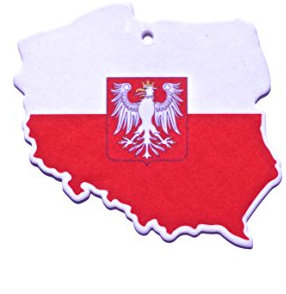 Profumo deodorante per albero bandiera Polonia per Auto odore profumo Limone