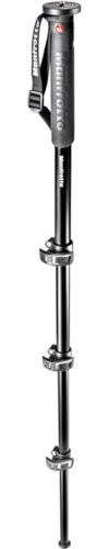 Manfrotto Xpro monopiede Plus 4 sezioni in alluminio, nero (MPMXPROA4US)
