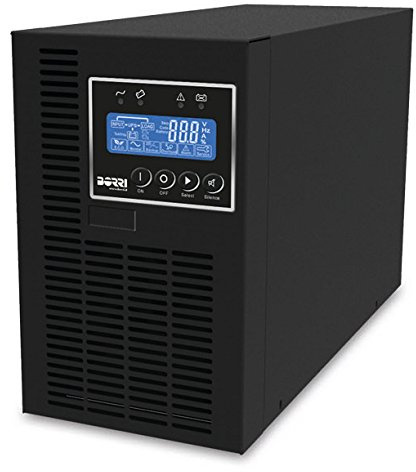 UPS onduleur Double conversion on line Borri Galileo T 1000 VA/900 W onde sinusoidale pure batterie Yuasa
