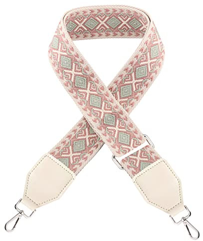 SEWELATN Verstellbar Taschengurt Breit,5CM Bunt Schultergurt für Taschen, Universal Tragegurt Damen Schulterriemen Trageriemen Geflecht Umhängegurt für Handtaschen DIY Zubehör 75-135CM.