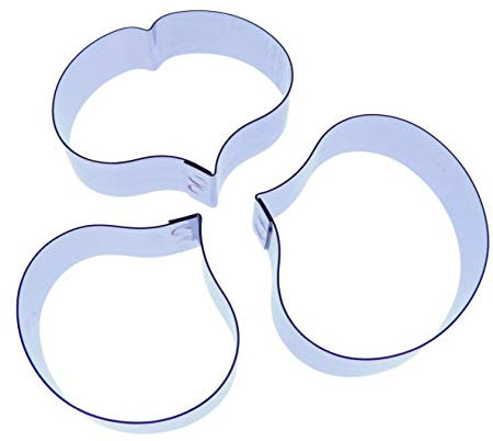 Valley Cutter Company Pansy Cookie Cutter Set - 3 Stainless Steel Cutters