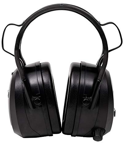 STIER Kapselgehörschutz, SNR 29 dB, CE zertifiziert, mit FM Radio, Bluetooth & AUX, Gehörschutz, 16h Nutzungsdauer, mit 4GB-SD Card, MP3-Dateien abspielen