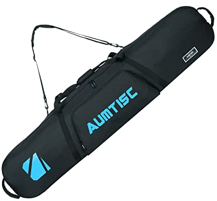 AUMTISC Snowboardtaschen Boardtaschen Skitasche Skiausrüstung Snowboard Aufbewahrung Snowboard Reisetasche Gepolsterte Skiausrüstung Skireisetasche Länge