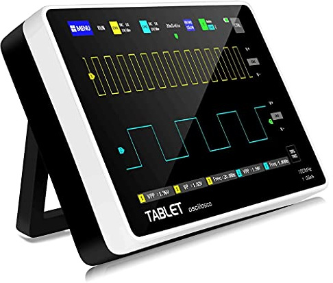 Digital Tablet ADS1013D 2 Channels 100MHz Band Width 1GSa/s Sampling Rate Oscilloscope with Touching Screen for Resistance Capacitance Diode Test