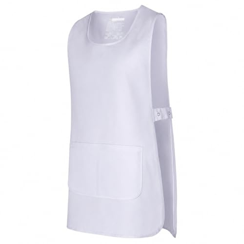MISEMIYA - Delantal Limpieza Uniforme Laboral CLINICA MÉDICOS Limpieza Veterinaria Sanitarios HOSTELERÍA- Ref.868 - XL, Blanco 21