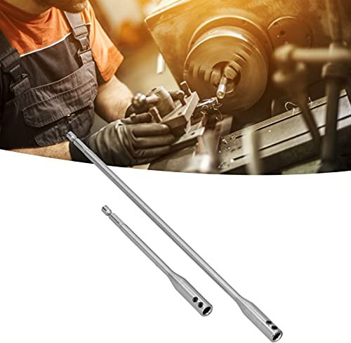 Estensione della punta del trapano, punta a vanga per legno Acciaio ad alto tenore di carbonio Finitura accurata Lucidatura durevole Prolunga per gambo da 1/4 di pollice per ingegneria meccanica