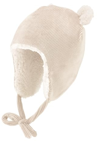 Sterntaler Inka Mütze in Cord Optik - Babymütze aus Stretchmaterial mit dekorativen Öhrchen