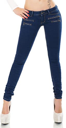 Vaqueros para mujer de tiro bajo, vaqueros de cadera, pantalones, vaqueros pitillo, skinny, ajuste ceñido, elásticos, XS-XL, L