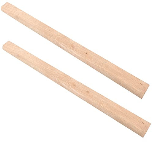 jojofuny 2pcs Wooden Handle Replacement Handle for Chopping Installation Supplies