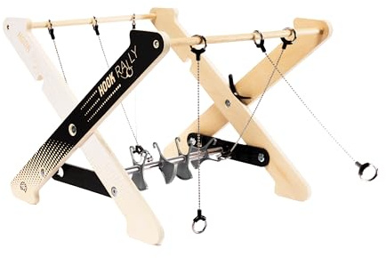 Fat Brain Toys Hook Rally, Portable Wooden Tabletop Game, Classic Skill Challenge for Ages 8 to Adult