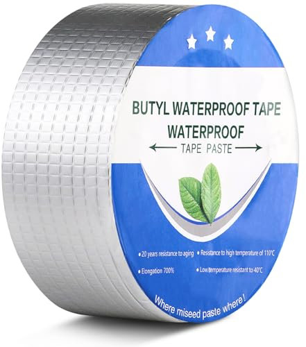 Nastro adesivo impermeabile, nastro butilico, sigillante per tubi dell'acqua, tenuta autoadesiva, riparazione crepe superficiale