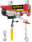 Treuil à Câble Électrique 800 kg, 1450 W, Hauteur de Levage 12 m, Vitesse 10 m/min, Palan Électrique avec Télécommande Filaire, Moteur en Cuivre Pur, pour Garage, Entrepôt et Usine