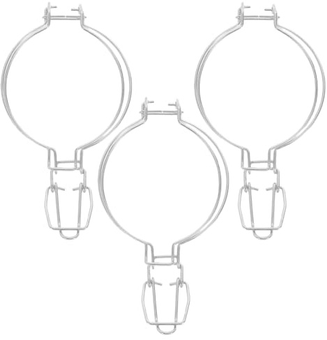 VICASKY Jar Wire Clamp 3Pcs Canning Jar Clip Replacement Wide Mouth Mason Wire Clamp Locking Fastenings Sealing Buckle for Glass Storage Containers Kitchen and Outdoor Use