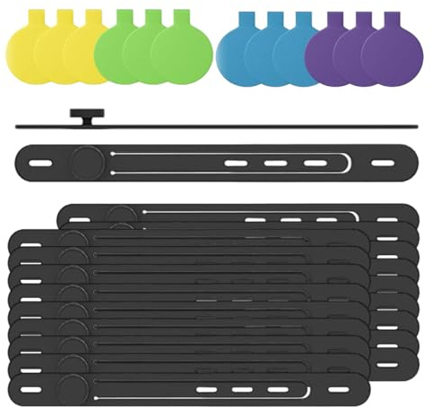 Etiquetas De | Etiqueta De Silicona | Etiquetas De Cables Impermeables,Para Electrónica Estilo De Vida Gadget Oficina Casa Viaje Organización Personal Lugar De