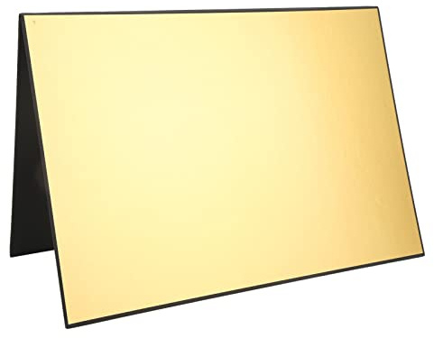 Akozon Riflettore di Illuminazione Riflettore 180 Gradi Pieghevole 3 Colori Addensare Cartone Diffusore di Luce Bordo Fotocamera Accessorio Fotografico - Fotografico Vari Usi