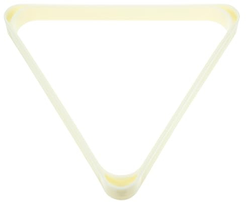 Outanaya Triangle Billiard Ball Rack 5.7 ABS White Pool Snooker Table Triangle Frame Holder for Ball Positioning and Rack Setup