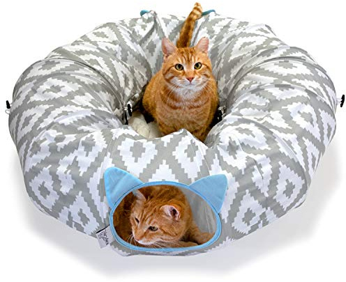 Kitty City Grande letto a tunnel per gatti, letto pop up, giocattolo per gatti