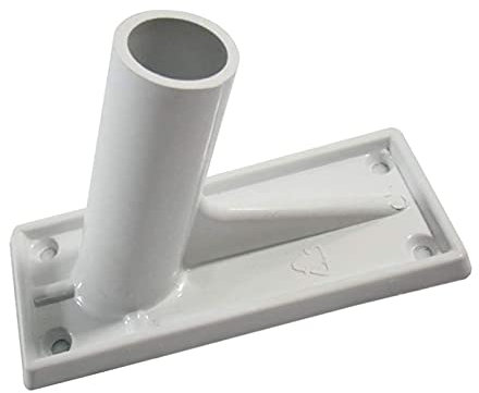 Flag Pole Holder Punch Free Flag Pole Holder Heavy Duty plastic Bracket Mount for House, Garden, Outdoor, Patio
