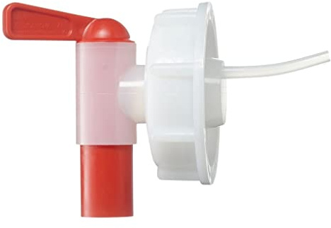 2 x Easy Flow Dispenser rubinetto tappo rubinetto beccuccio per 20L 25L impilabile tanica contenitore d'acqua – perfetto per auto campeggio e avventure all'aperto