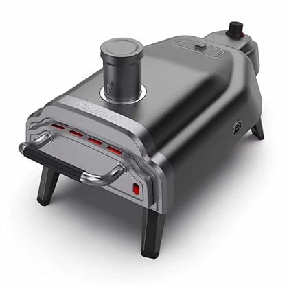 Forno Pizza UeUe Forno 3 in 1 portatile da giardino da 14 Alimentazione Gas Pellet legna e carbone